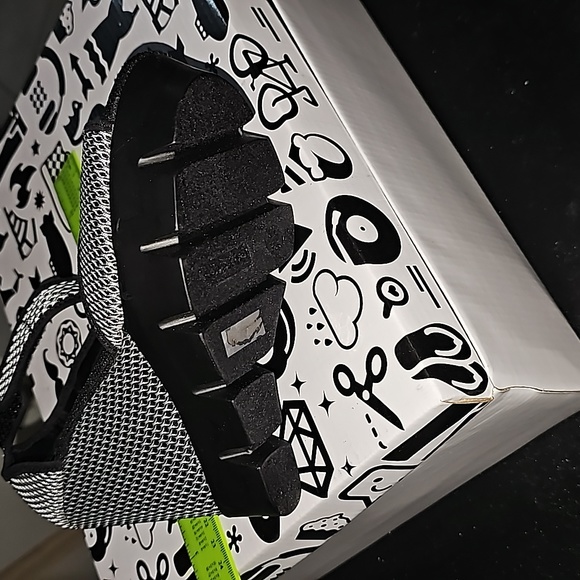 Bamboo platform shoes open toe - Picture 5 of 5